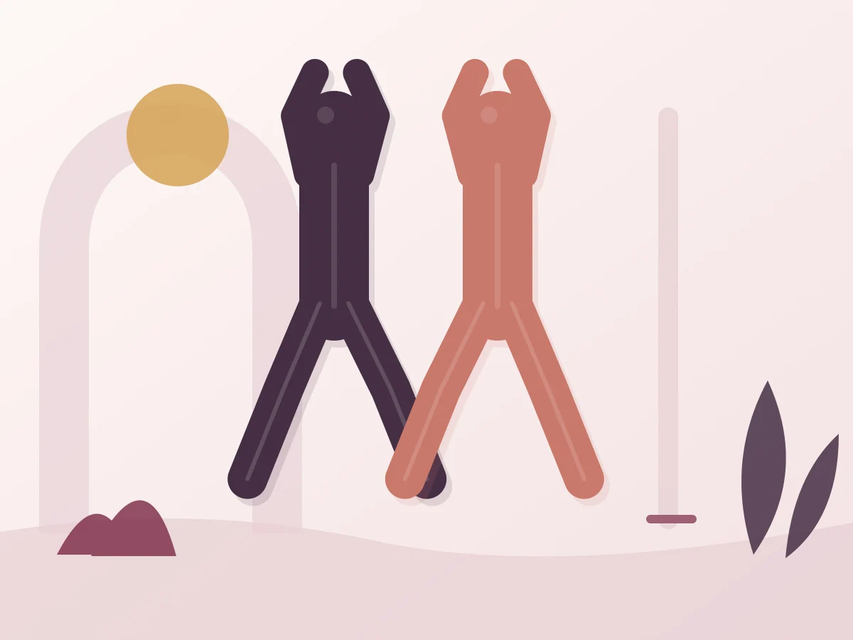 Abstract editorial illustration of the position The Bell