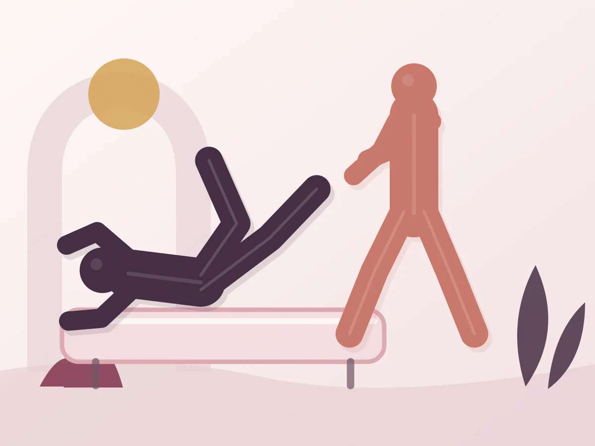 Abstract editorial illustration of the position The Butterfly