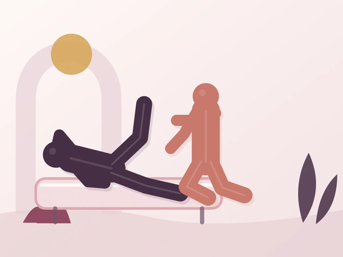 Abstract editorial illustration of the position The Coquette