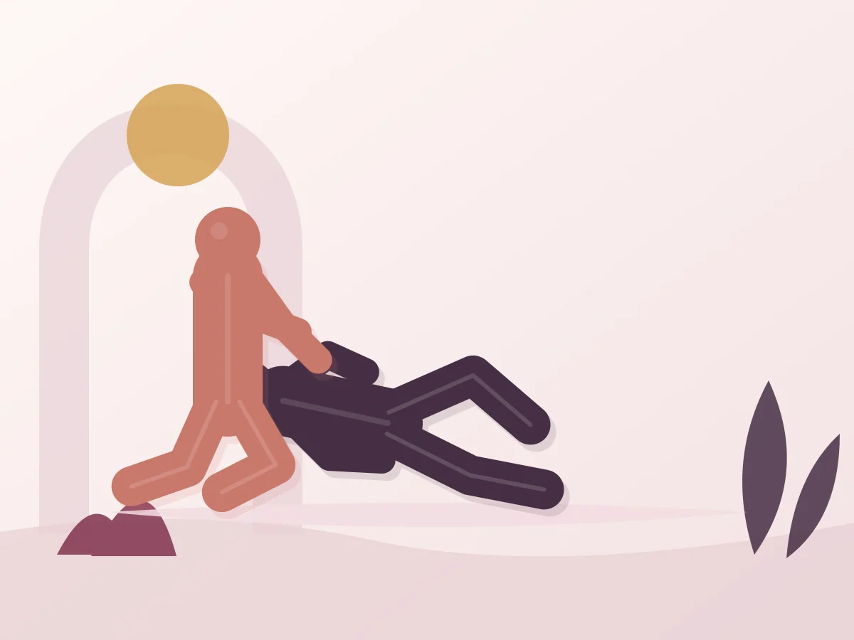 Abstract editorial illustration of the position The Flounder