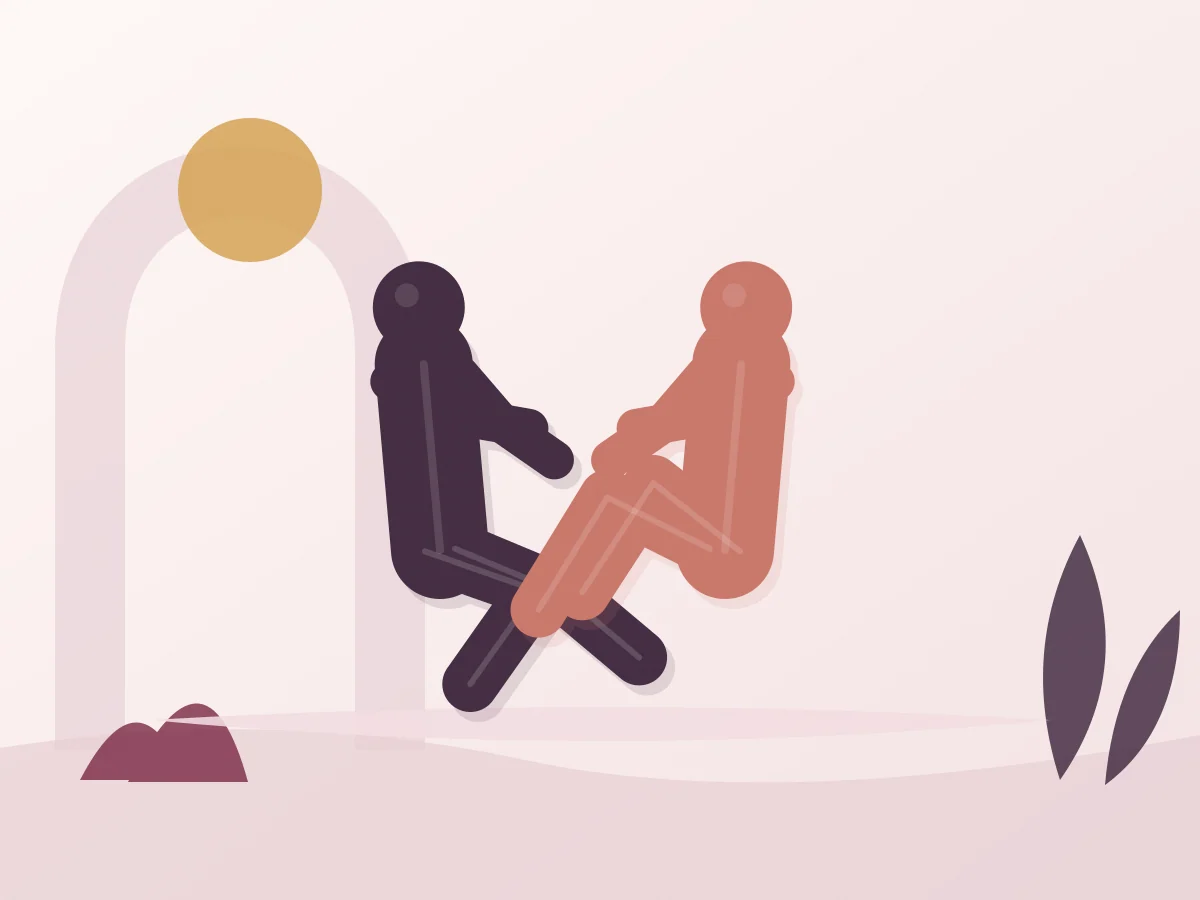 Abstract editorial illustration of the position The Mushroom