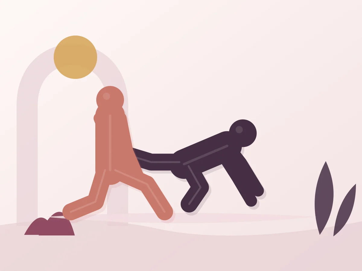 Abstract editorial illustration of the position The Tiger